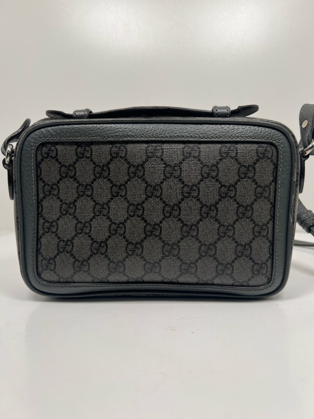 Gucci Ophidia Zip Around Camera Crossbody Bag GG Coated Canvas Small - Picture 2 of 16